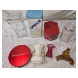 Decorative Tins, Jars, and Vases