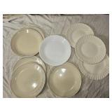 Assorted Ceramic Dinner Plates and Bowls