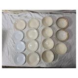 Assorted Ceramic Dinner Plates and Bowls