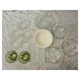 Assorted Vintage Glass and Ceramic Bowls