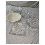 Assorted Vintage Glass and Ceramic Bowls
