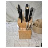Utensils and Knife Block