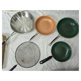 Frying Pans and Mesh Splatter Screen