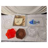 Decorative Platters and Clock