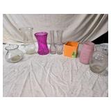 Decorative Glass Vases and Jars