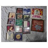 CDs, Book and Decorative Sign