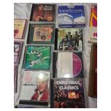 CDs, Book and Decorative Sign