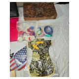 Office and Decor Items Including File Organizer