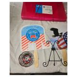 Office and Decor Items Including File Organizer