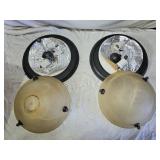 Ceiling Light Fixtures with Metal Bases