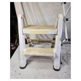 Foldable Laundry Drying Rack and Two-Step Stool