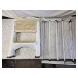 Foldable Laundry Drying Rack and Two-Step Stool
