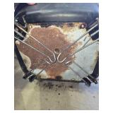 Used Master Cook Portable Charcoal Grill with Rust