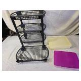 Multi-Layered Storage Rack, Tupperware and Textiles Collection