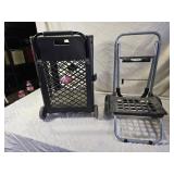 Olympia Tools Pack-N-Roll Folding Mesh Cart and Portable Collapsible Chair