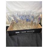 Glassware Including Beverage Glasses and Shot Glasses