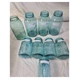 Vintage National Pressure Cooker and Vintage Mason Jars 2