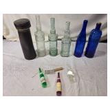 Decorative Glass Bottles and Ornaments