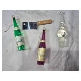 Decorative Glass Bottles and Ornaments