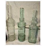 Decorative Glass Bottles and Ornaments