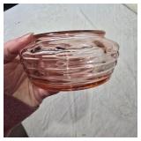 Glassware Including Batman Forever Mug, Pink Glass Bowl, and Lead Crystal Vase