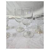 Variety of Glasses, Wine and Other