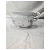 Antique A.J. Wilkinson Semi Porcelain Chamber Pot with Lid