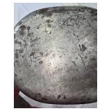 Collection of Vintage Metal Items: Beer Bottle Flashlight, Garlic Press, and Mess Kit Marked 1942