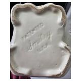 Vintage Smiley USA Pig Pitcher and Rustic Glazed Bowl