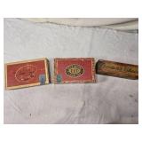 Vintage Cigar and Cheese Boxes