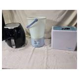 Conair ThermaLuxe, Cyclone Washmate Compact Washing Machine, and Unmarked Air Fryer