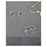 Assorted Jewelry Including Necklaces and Earrings