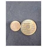 Assorted Jewelry with Necklaces, Bracelets, and Tokens