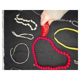 Mixed Jewelry Including Necklaces, Bracelets, and Earrings