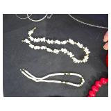 Mixed Jewelry Including Necklaces, Bracelets, and Earrings