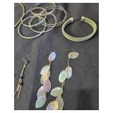 Vintage Jewelry Including Necklaces, Bracelets, and Earrings