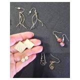Vintage Jewelry Including Necklaces, Bracelets, and Earrings