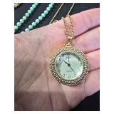 Vintage Jewelry Including Necklaces, Bracelets, and Earrings