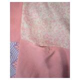 Patchwork Quilt and Assorted Fabric Pieces