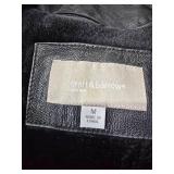 New Size Medium Croft & Barrow Black Leather Women