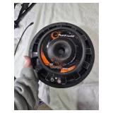 Used Car Audio Speakers: Planet Audio TQ12 12" Subwoofer and PSM Marine H2O9 Speakers - Untested