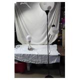 Lot of 2 Lamps, One floor, One Desk