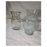 Clear Glass Vases in Various Designs