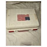 Storage Case with Assortment of Toy Cars and Figures