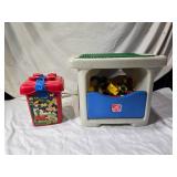 Step2 Brick Block Table with LEGO-Compatible Construction Blocks