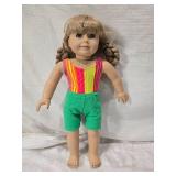 Pleasant Company American Girl Doll with Braids and Colorful Outfit