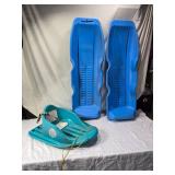 Lot of 3 Plastic Snow Sleds
