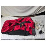 Marlboro Duffel Bag with ShredStik Portable Paper Shredder