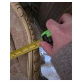 Kimball Vintage Floral Carved Wood Sofa 88" Long