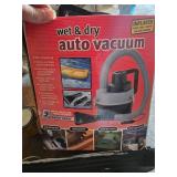 Wet & Dry Auto Vacuum with Grip Wrench and 3-Light Fixture, Wood Putty and Old Stain